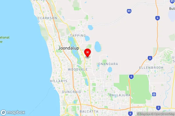 Melaleuca,Western Australia Area Map