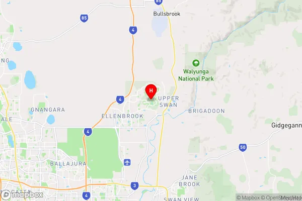 Ellenbrook,Western Australia Area Map