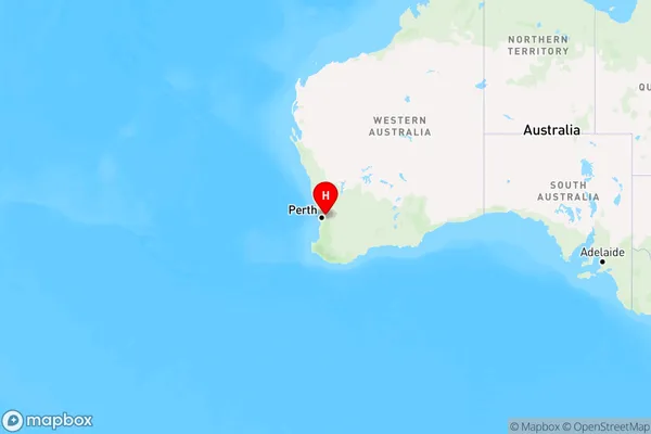 Mundaring Dc,Western Australia Region Map