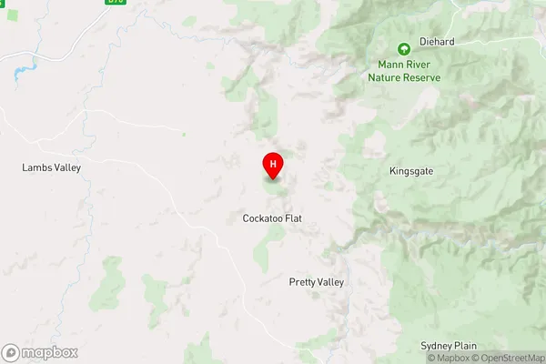 Red Range,New South Wales Area Map