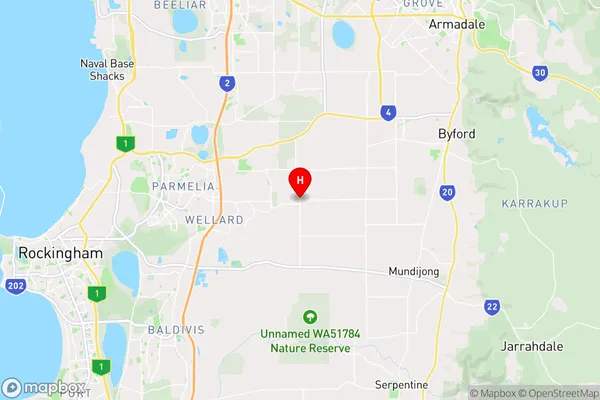 Oldbury,Western Australia Area Map