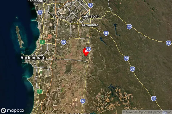 Whitby,Western Australia Satellite Map