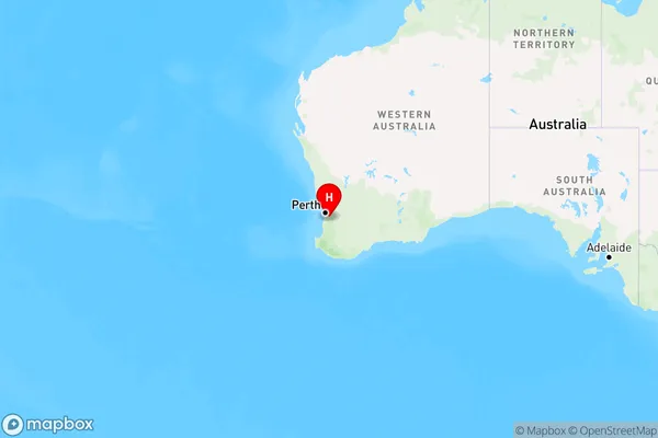 Jarrahdale,Western Australia Region Map