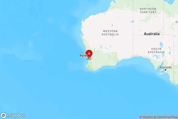 Hopeland,Western Australia Region Map