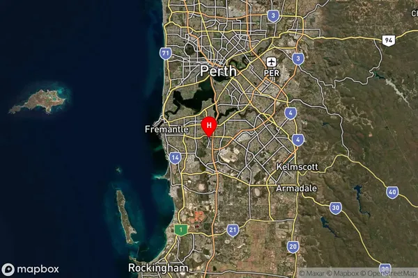 Murdoch,Western Australia Satellite Map