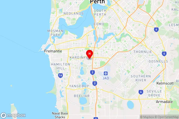 Murdoch,Western Australia Area Map