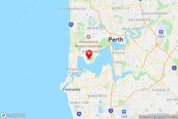 Dalkeith,Western Australia Area Map