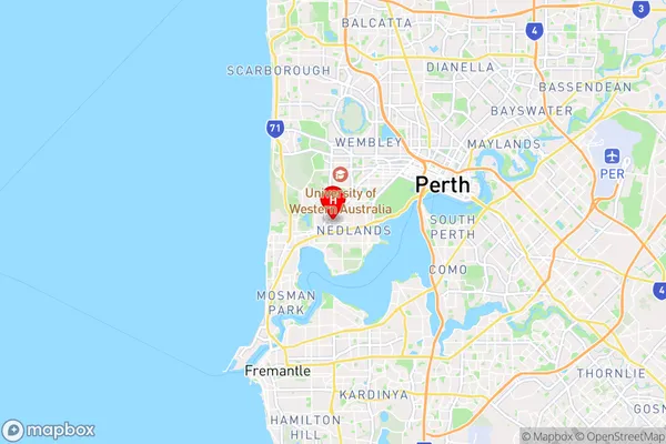 Nedlands Dc,Western Australia Area Map