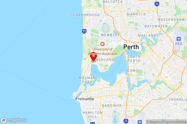 Claremont North,Western Australia Area Map