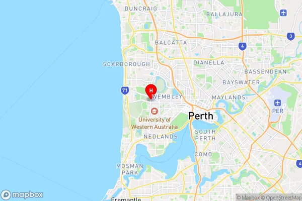 Floreat Forum,Western Australia Area Map