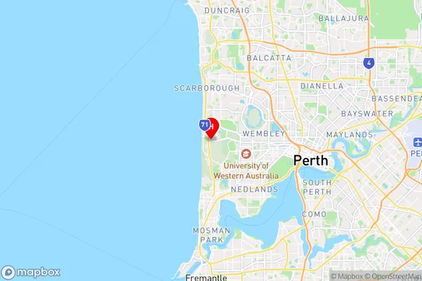 City Beach,Western Australia Area Map