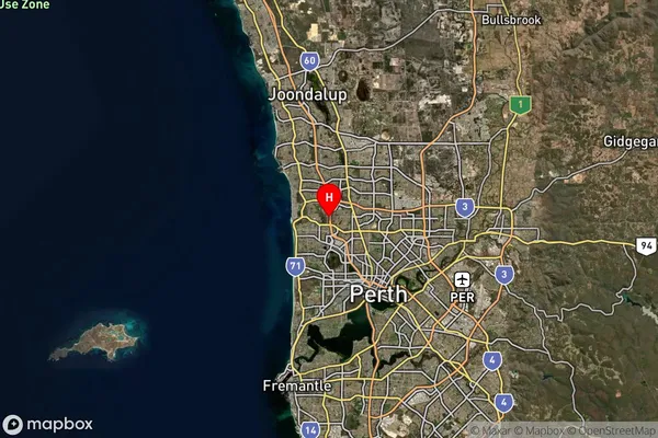 Gwelup Dc,Western Australia Satellite Map