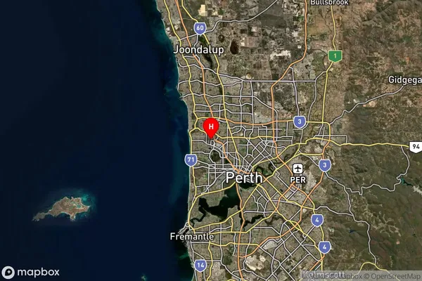 Innaloo,Western Australia Satellite Map