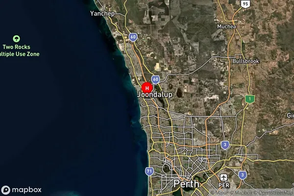 Connolly,Western Australia Satellite Map