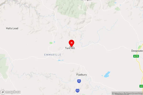 Tent Hill,New South Wales Area Map