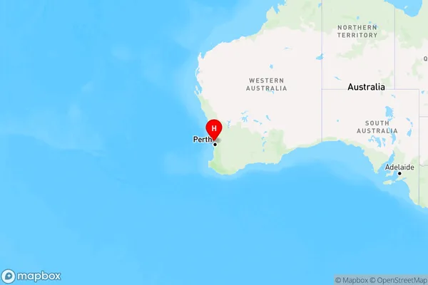 Iluka,Western Australia Region Map