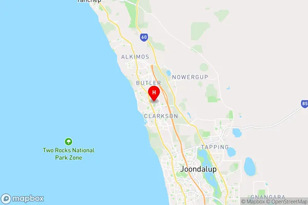 Merriwa,Western Australia Area Map