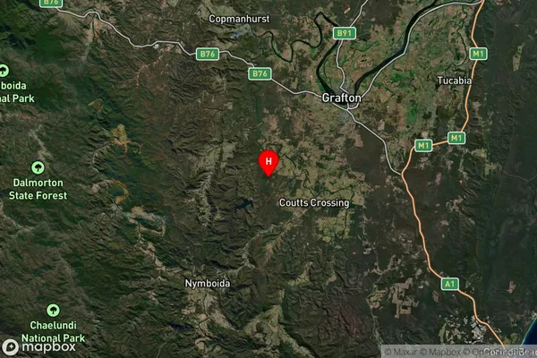 Shannondale,New South Wales Satellite Map