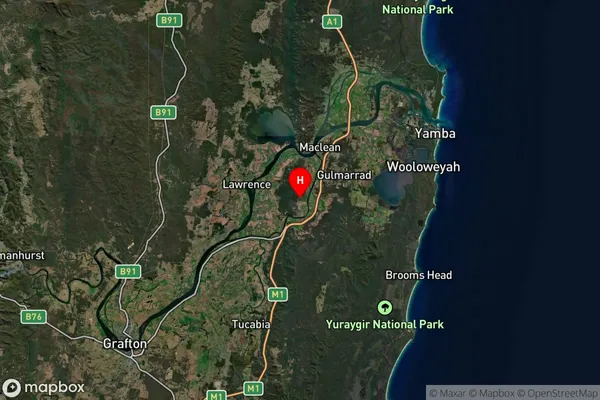 South Arm,New South Wales Satellite Map