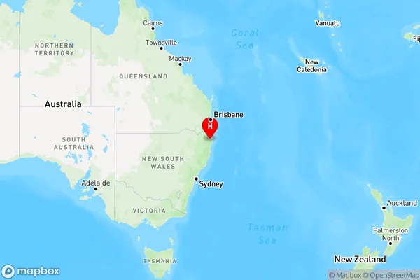 South Grafton,New South Wales Region Map