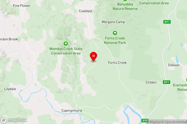 Stockyard Creek,New South Wales Area Map