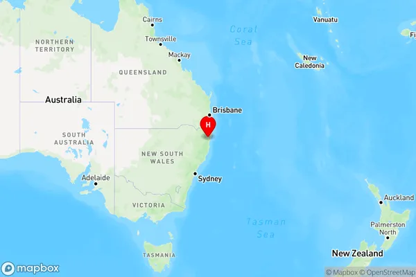 Towallum,New South Wales Region Map