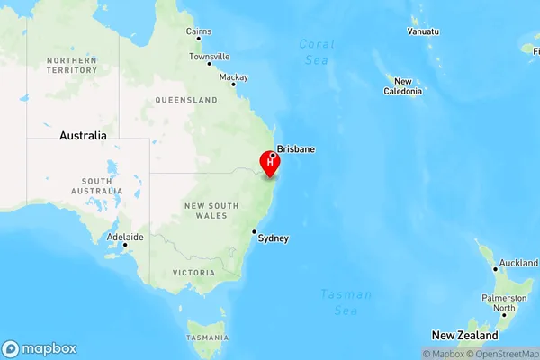 Upper Copmanhurst,New South Wales Region Map