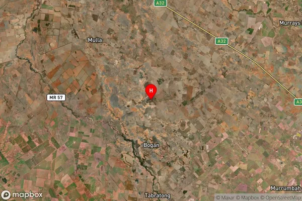 Bogan,New South Wales Satellite Map