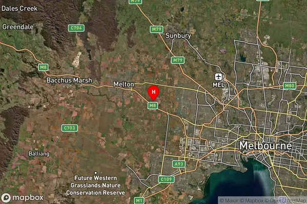 Deanside,Victoria Satellite Map