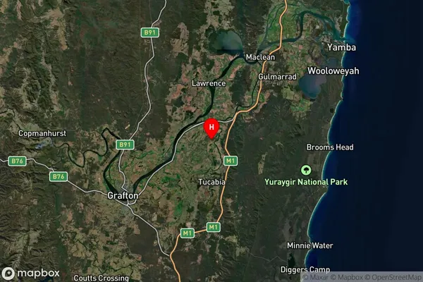 Coldstream,New South Wales Satellite Map