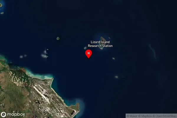 Lizard,Queensland Satellite Map
