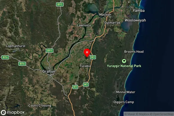 Gilletts Ridge,New South Wales Satellite Map