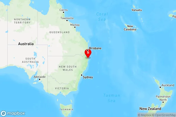 Gilletts Ridge,New South Wales Region Map