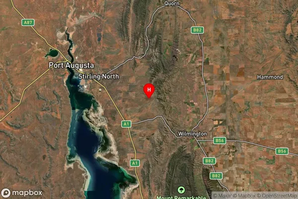 Woolundunga,South Australia Satellite Map