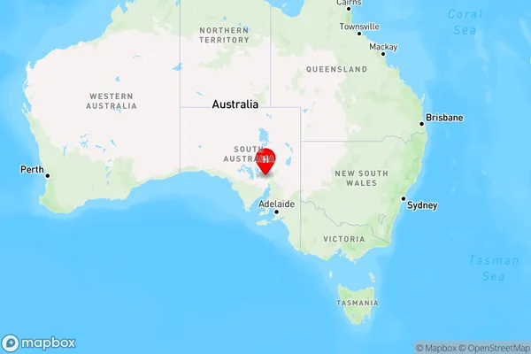 Kootaberra,South Australia Region Map