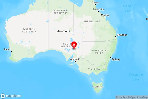 Wintabatinyana,South Australia Region Map