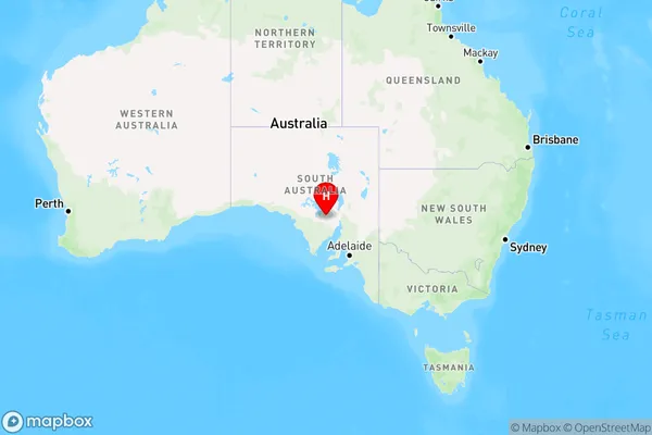 Siam,South Australia Region Map