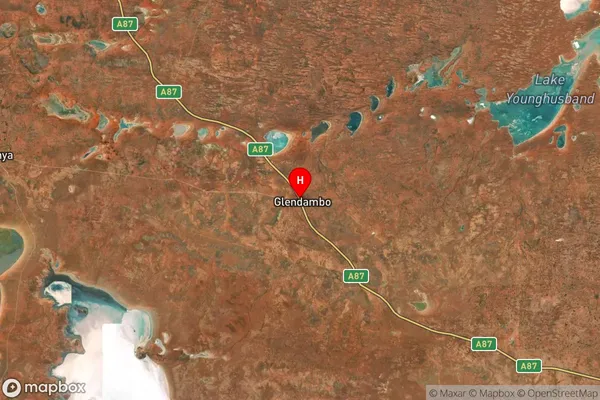 Coondambo,South Australia Satellite Map