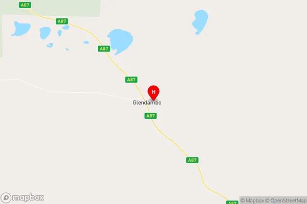 Glendambo,South Australia Area Map