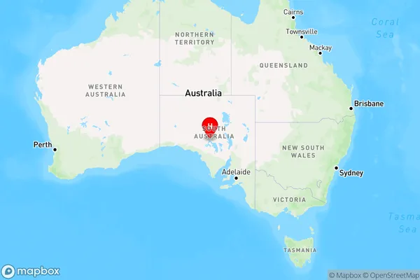 Kingoonya,South Australia Region Map