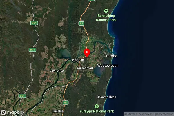 James Creek,New South Wales Satellite Map