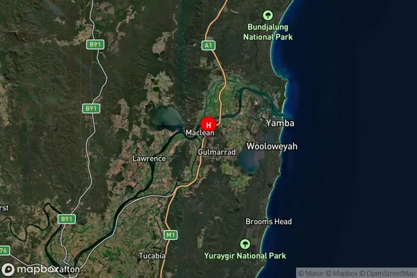 Townsend,New South Wales Satellite Map