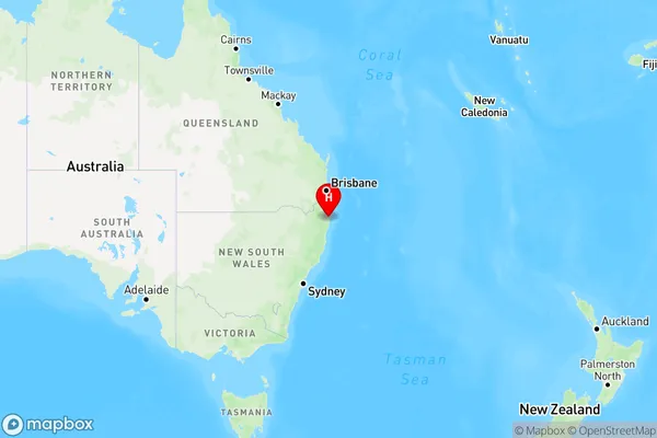 Townsend,New South Wales Region Map