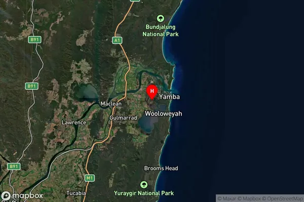 Micalo Island,New South Wales Satellite Map