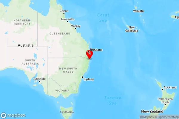 Micalo Island,New South Wales Region Map