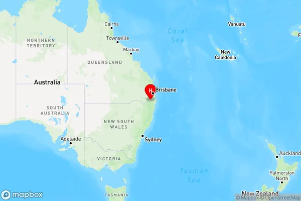 Bean Creek,New South Wales Region Map