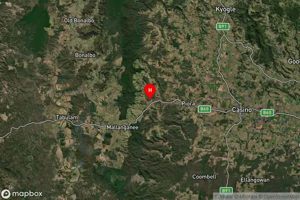 Bingeebeebra,New South Wales Satellite Map