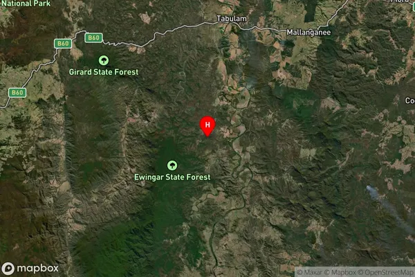 Ewingar,New South Wales Satellite Map