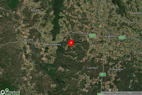 Hogarth Range,New South Wales Satellite Map