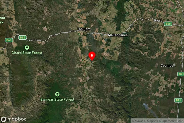 Louisa Creek,New South Wales Satellite Map